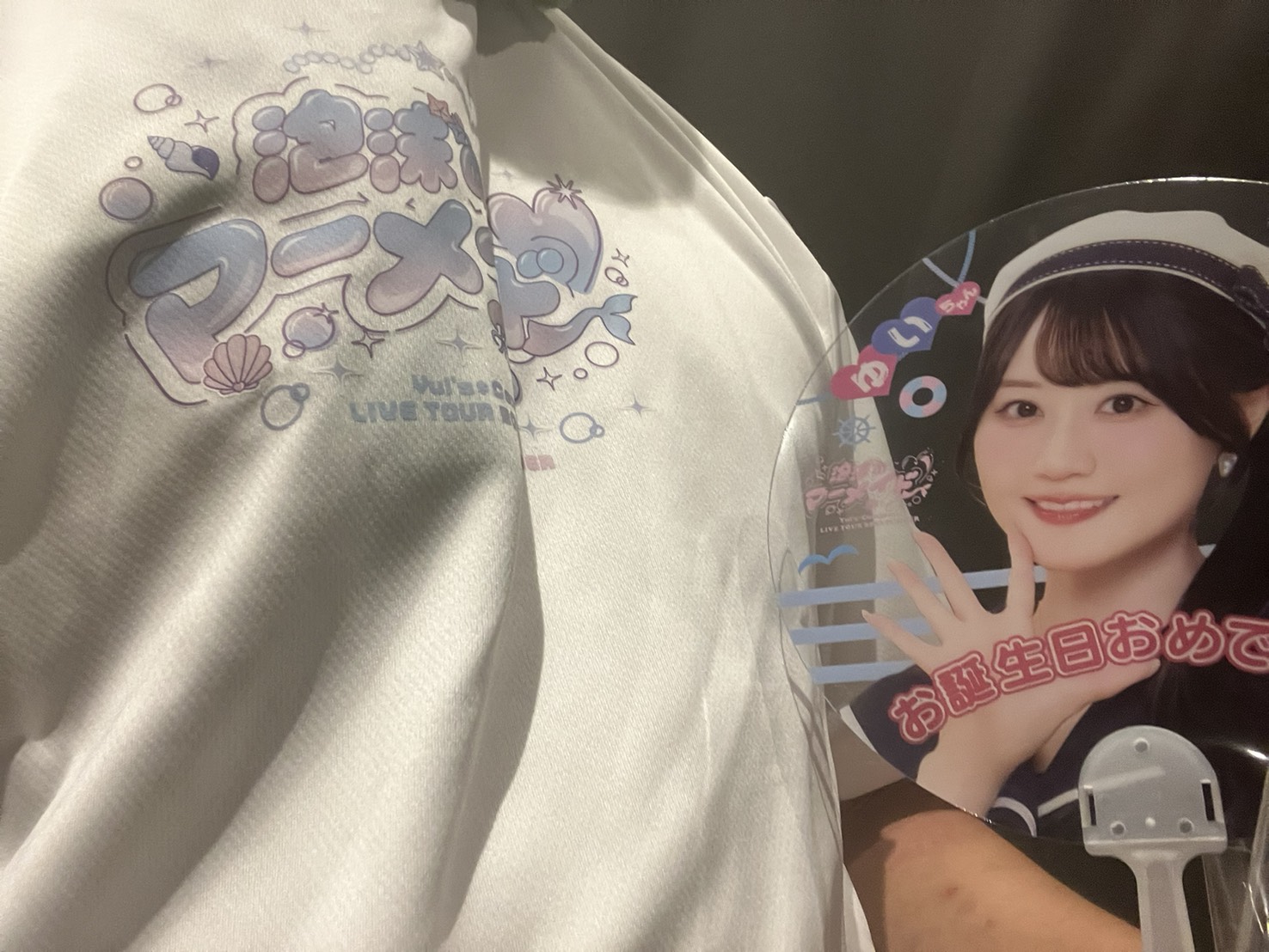 小倉唯ライブツアーのオフィシャルグッズ